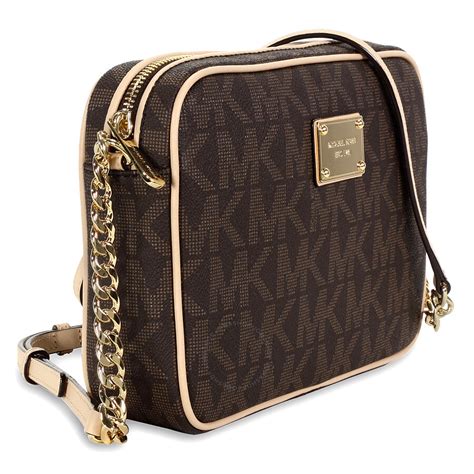 michael kors brown purse crossbody.